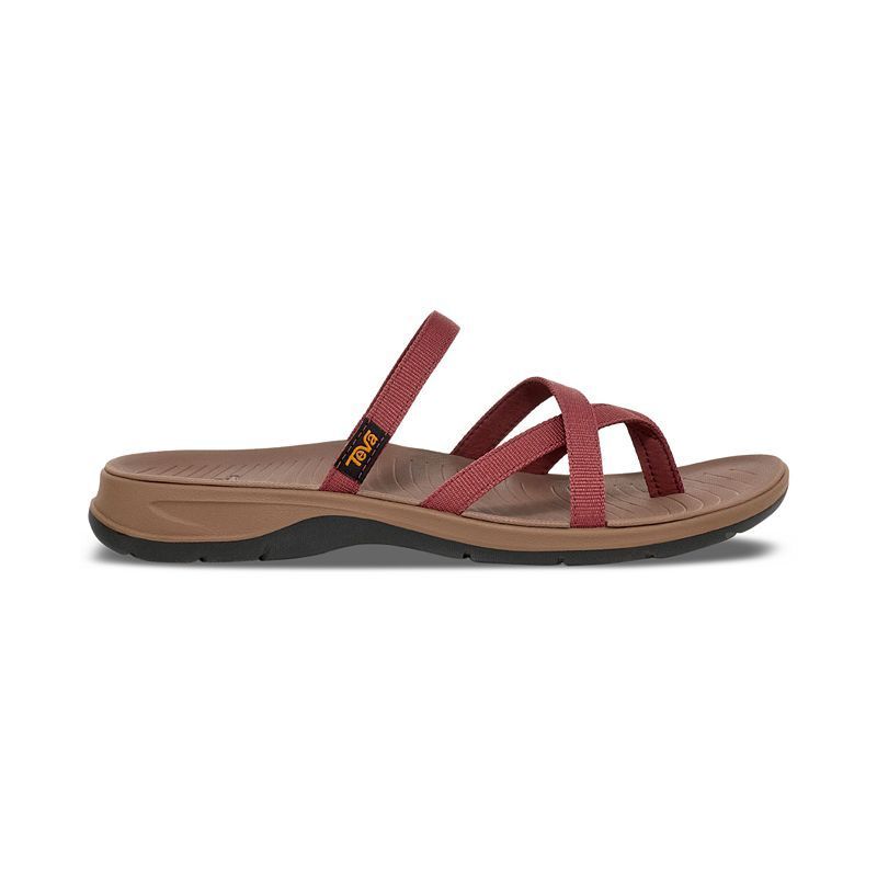 여성 플리 샌들 Women's Tirra Traveler Flip Flop Sandals 18800399 Mahogany