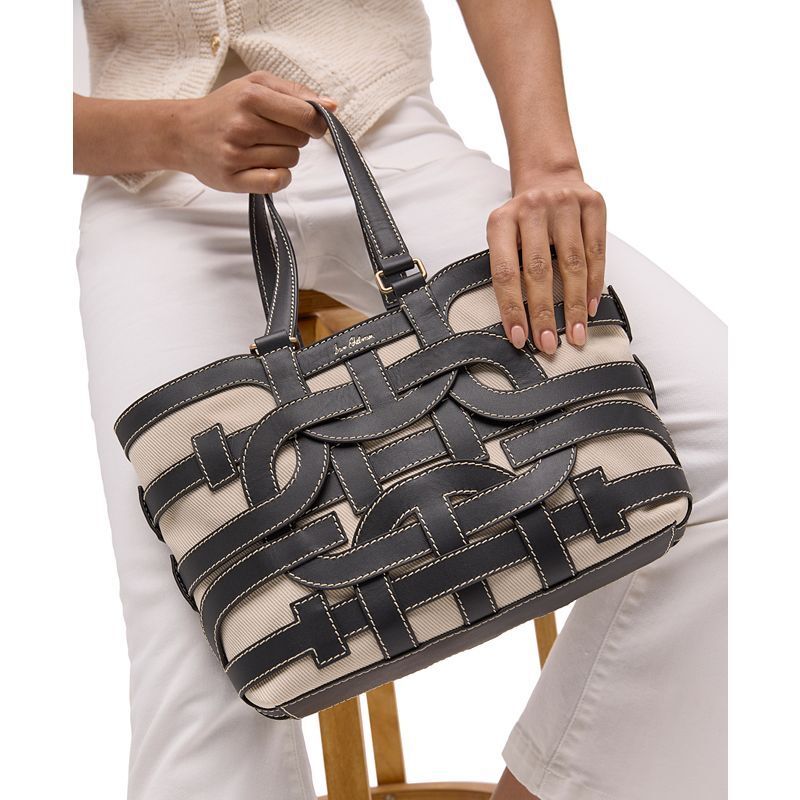 스몰 다이 컷 토트 Bay Small Dye Cut Tote 21125229 Black