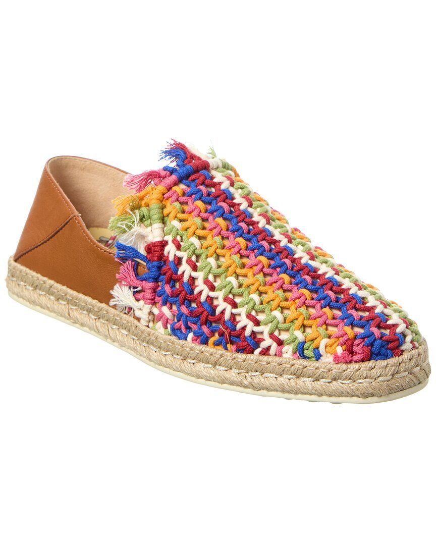 토즈 가죽 에스파드류 TOD’s Gomma Leather Espadrille 1313240102