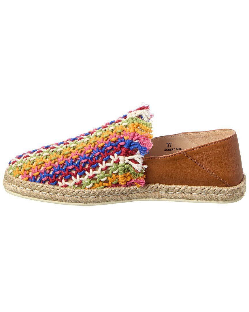 토즈 가죽 에스파드류 TOD’s Gomma Leather Espadrille 1313240102