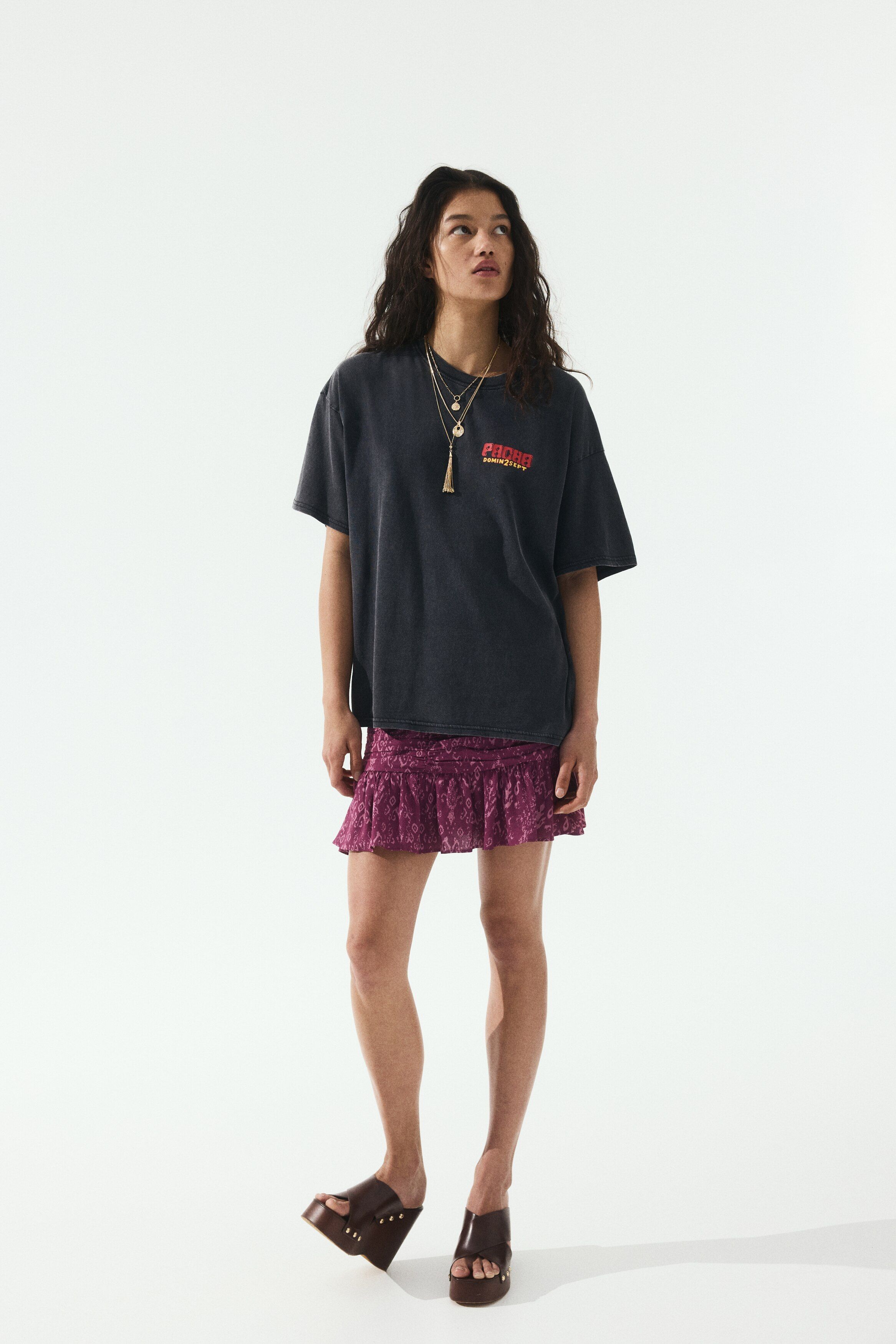 컬렉션 미니 스커트 Gathered mini skirt 1291615001