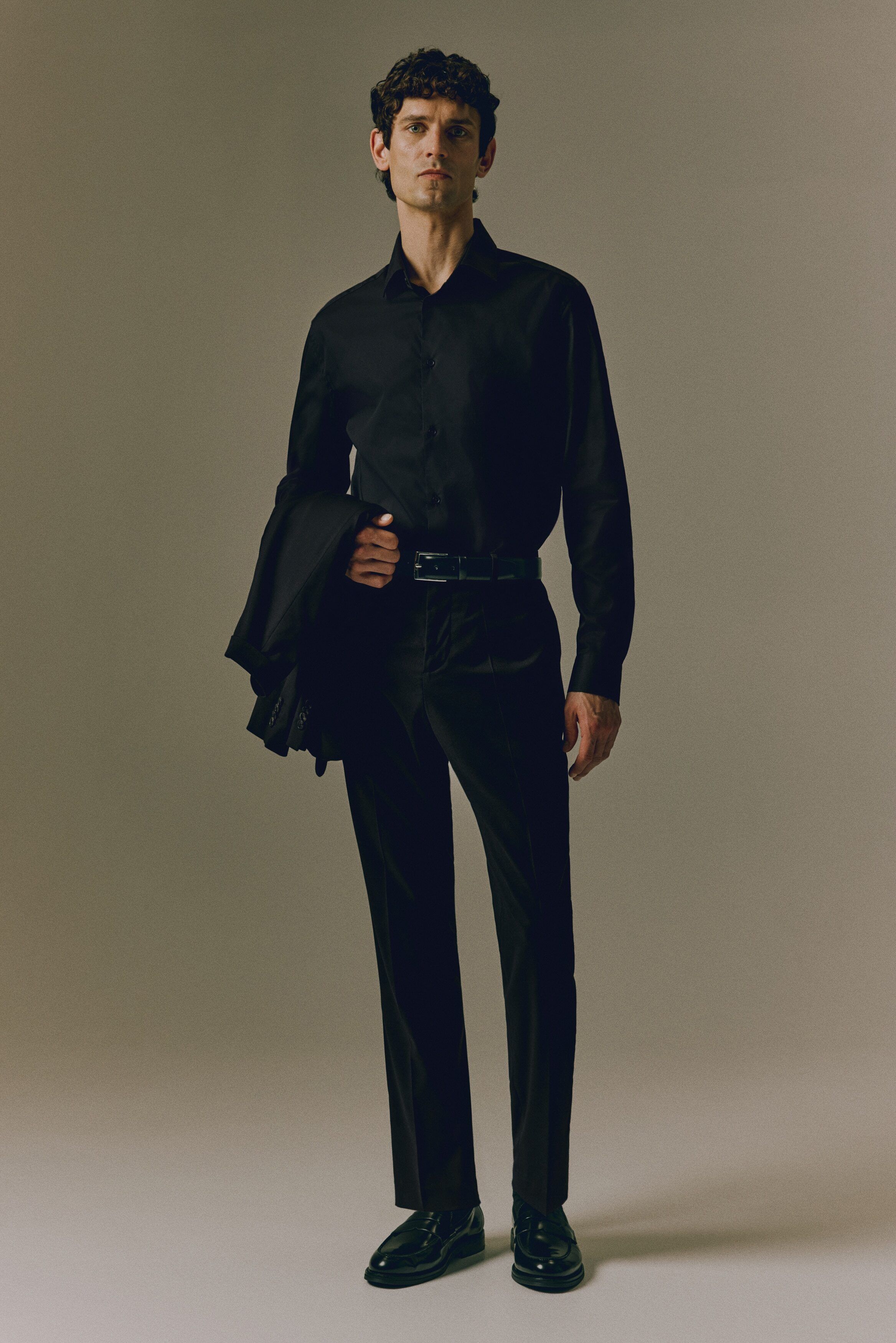 슬림 핏 스트래치 셔츠 Slim Fit Stretch shirt 1257590002