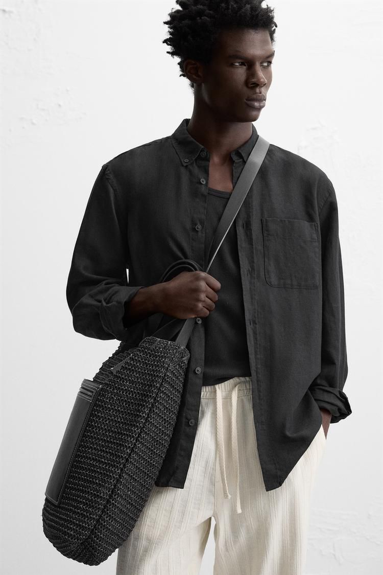 우븐 쇼퍼백 가방 WOVEN SHOPPER BAG 414678836