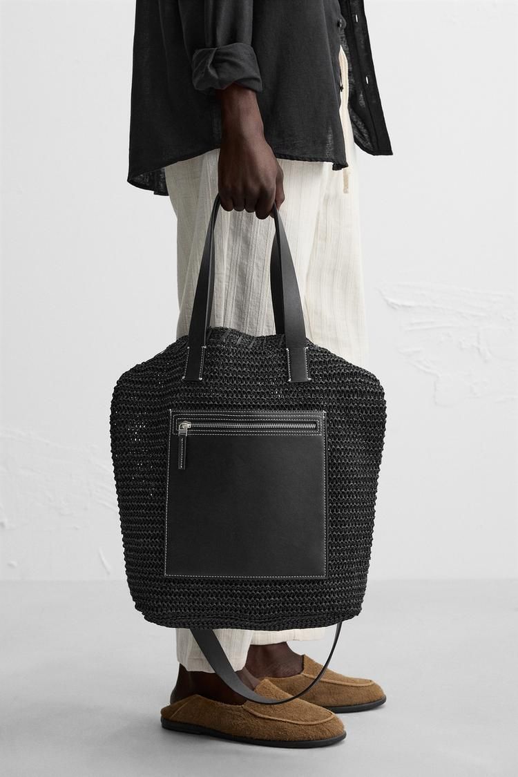우븐 쇼퍼백 가방 WOVEN SHOPPER BAG 414678836