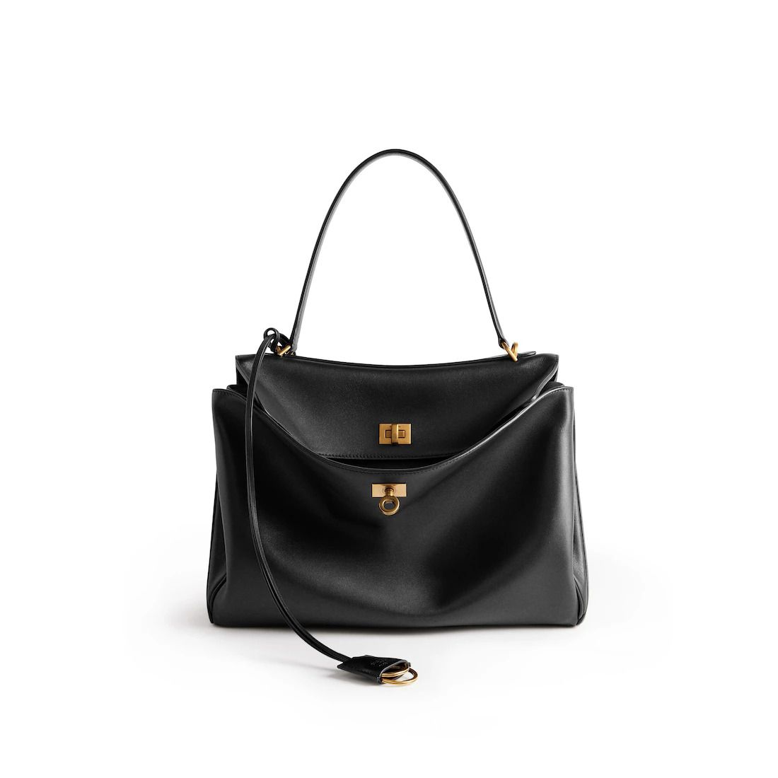여성 로데오 가방 미디움 블랙 Women's Rodeo Handbag Medium in Black 7897722AA4V1000