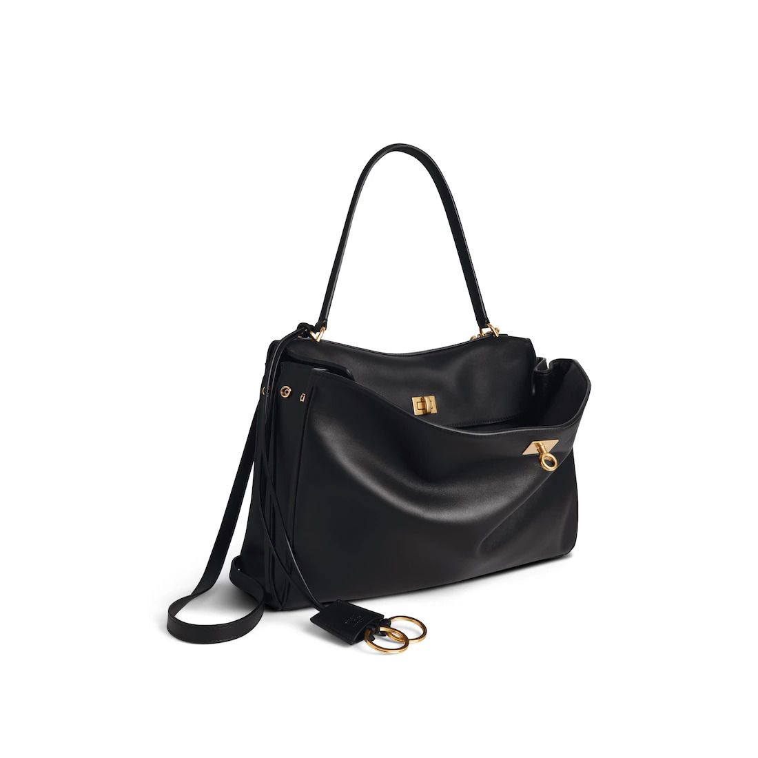 여성 로데오 가방 미디움 블랙 Women's Rodeo Handbag Medium in Black 7897722AA4V1000