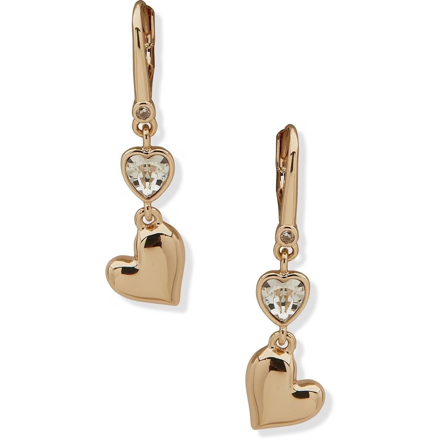 크리스탈 하트 귀걸이 Crystal Heart Earrings GOLD/CRY 70566410
