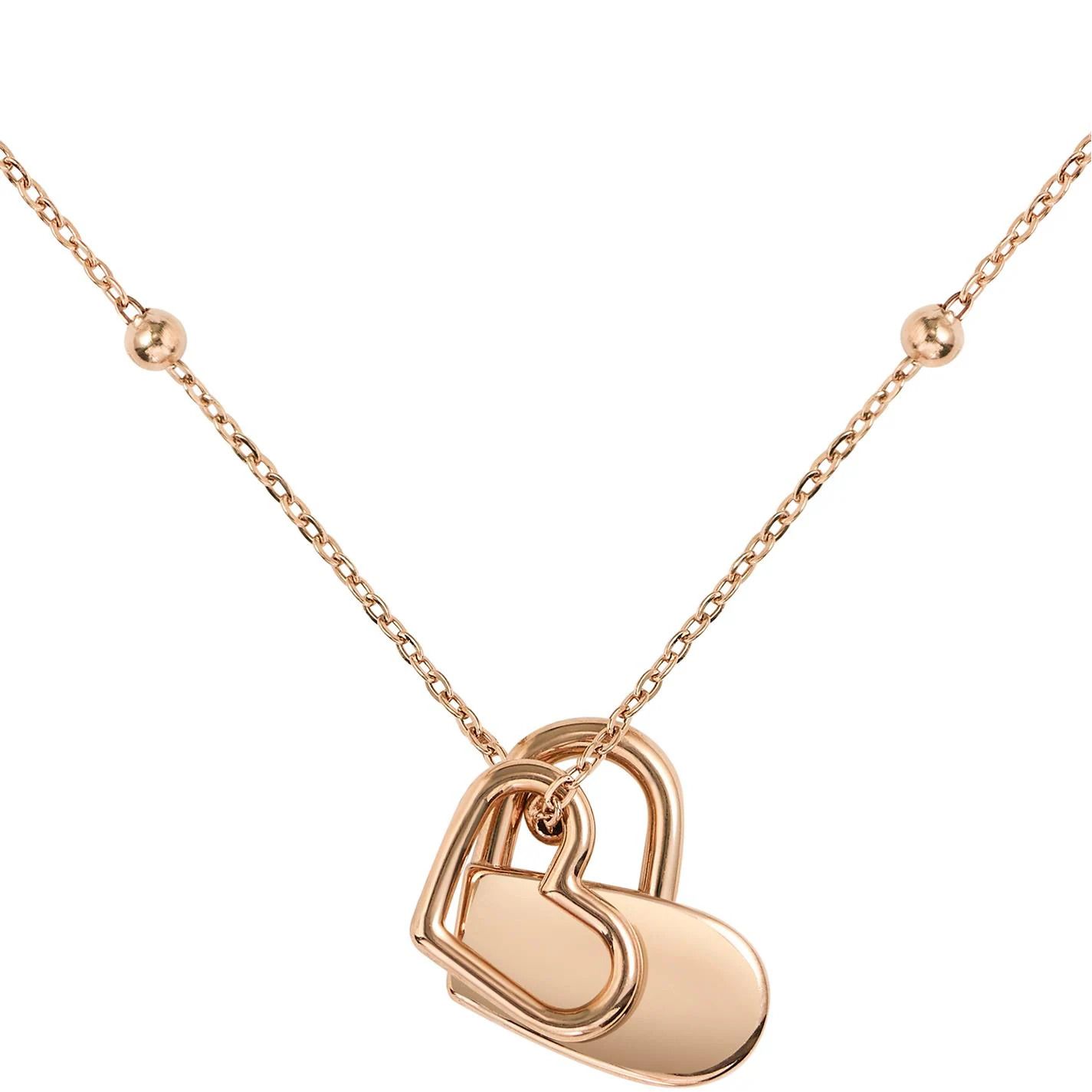 여성 보스 골드 목걸이 Ladies BOSS Soulmate Carnation Gold IP Necklace 759998 Gold
