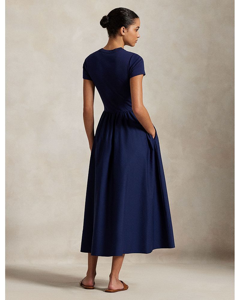 로렌 랄프 코튼 숏 슬리브 드레스 Lauren Ralph Lauren Cotton Short Sleeve Dress 5448456
