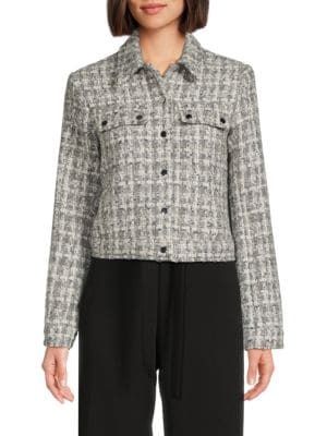 트위드 자켓 Tweed Trucker Jacket 0400022274953 HEATHER GREY MULTI