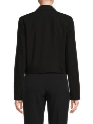솔리드 넥 카라 블레이저 Solid Notch Collar Blazer 0400018483850 BLACK