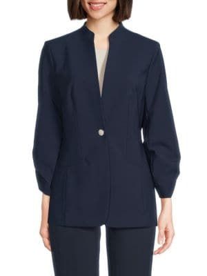 버튼 블레이저 Single Button Blazer 0400020828365 NAVY