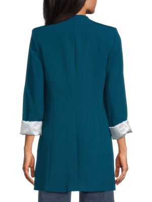오픈 롱라인 블레이저 Open Front Longline Blazer 0400021865285 CYPRESS