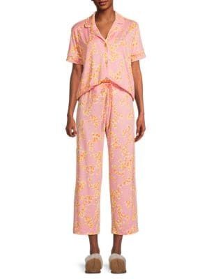 플로랄 스트래치 파자마 세트 ​Two-Piece Floral Stretch Pajama Set 0400022288441