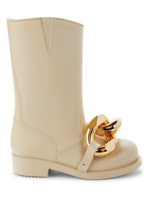체인 미드 부츠 Chain Mid Calf Boots 0400019347314 NATURAL