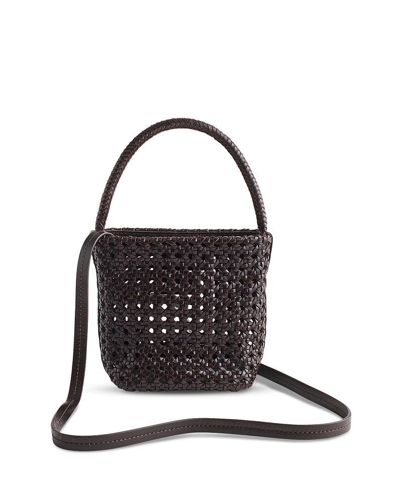 가죽 미니 가방 Handwoven Caned Leather Mini Bag 5534099