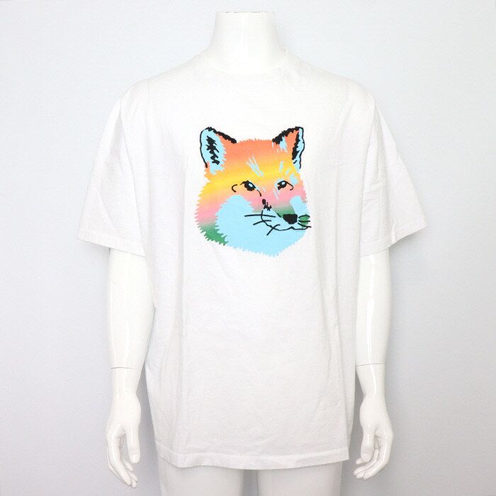 Maison Kitsune Vibrant Big Fox Men's Short Sleeve T-Shirt