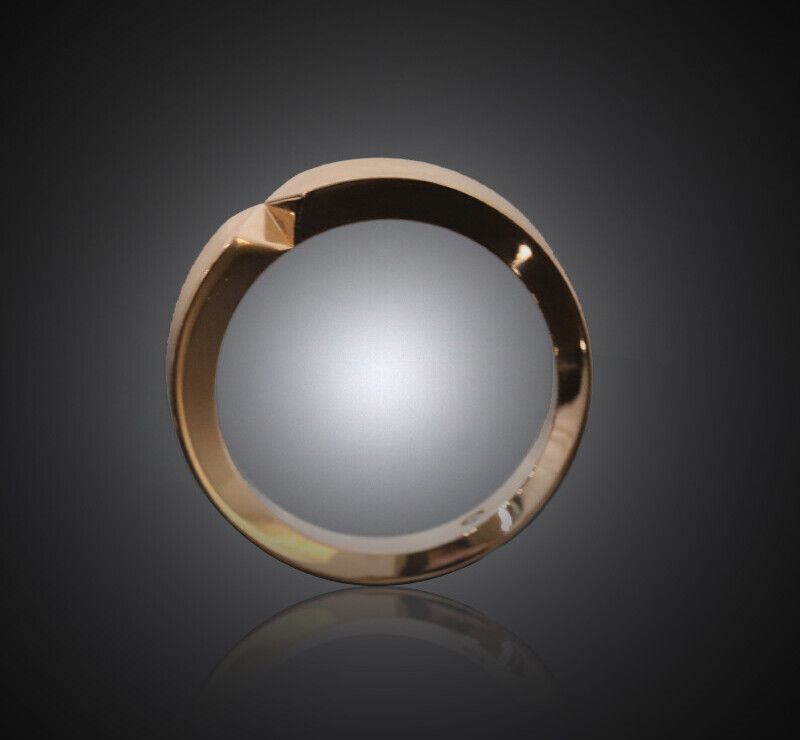 18k 중고 쇼메 084090 트리옹프 18K 로즈골드 다이아 1P 반지 58호 4.5MM 7604229793