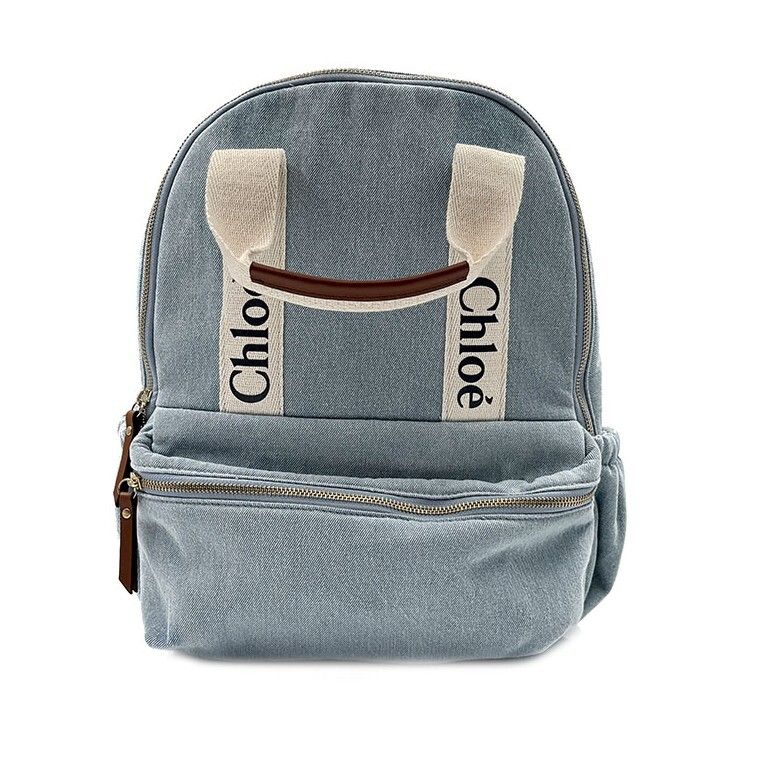 正規品新品☆Chloe Kids☆デニムロゴ バックパック