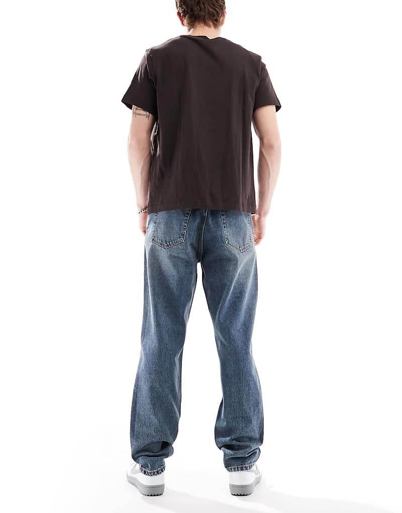 데님 Rush   Jeans in dunkelblauer mittlerer Vintage-Canyon-Waschung mit normaler Passform 208544072Dunkelblaue Waschung