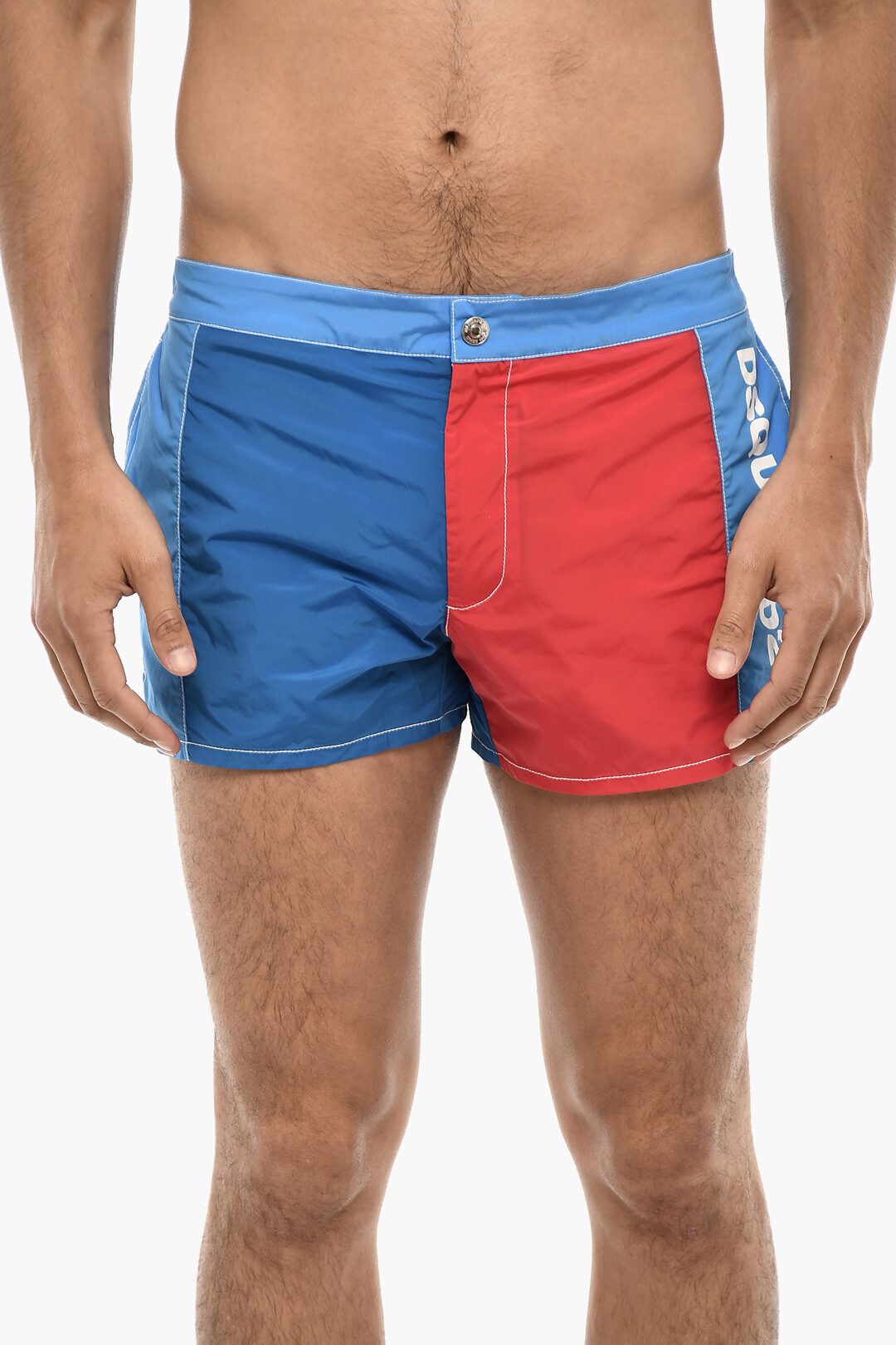 투톤 스윔 바지 사이드 로고 Two-Tone Swim Shorts with Side Logo 682194