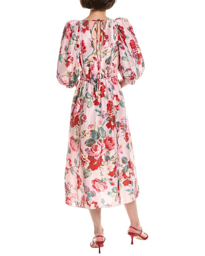 씨 플로랄 실크 미디 드레스 Sea NY Laine Floral Silk Midi Dress 1415312185