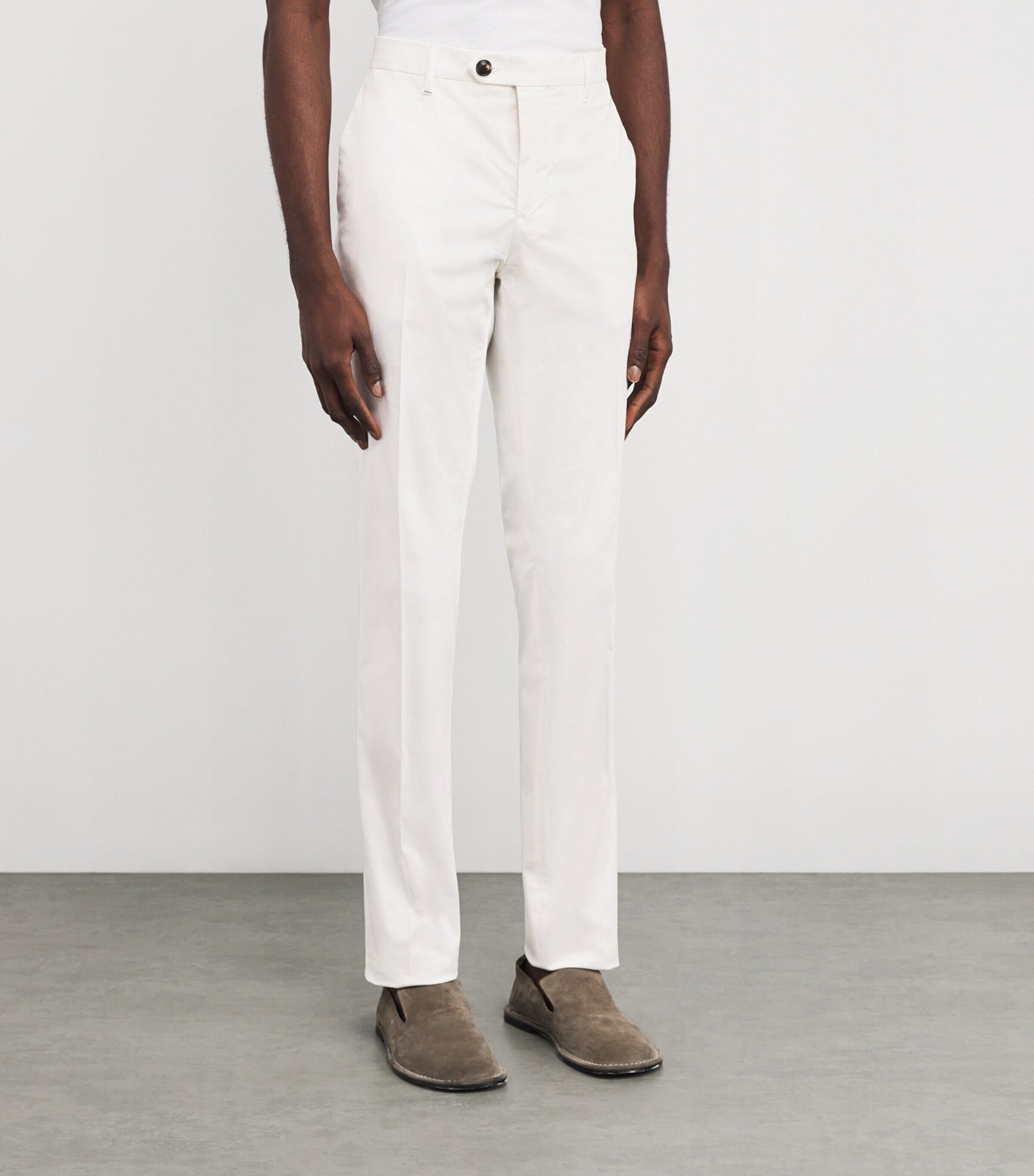 빨질레리(Pal Zileri) | 바지 Cotton-Stretch Trousers 000000000007781229 | 트렌비