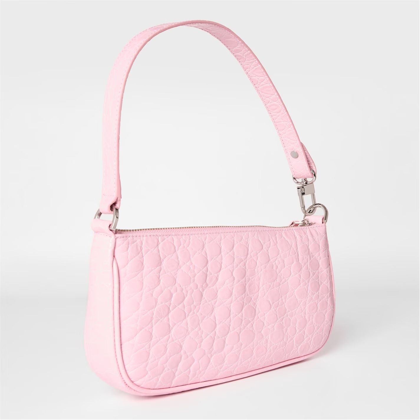 바이 파 레더 가죽 By Far Crc Embd Lthr Ld99 715381 Pink