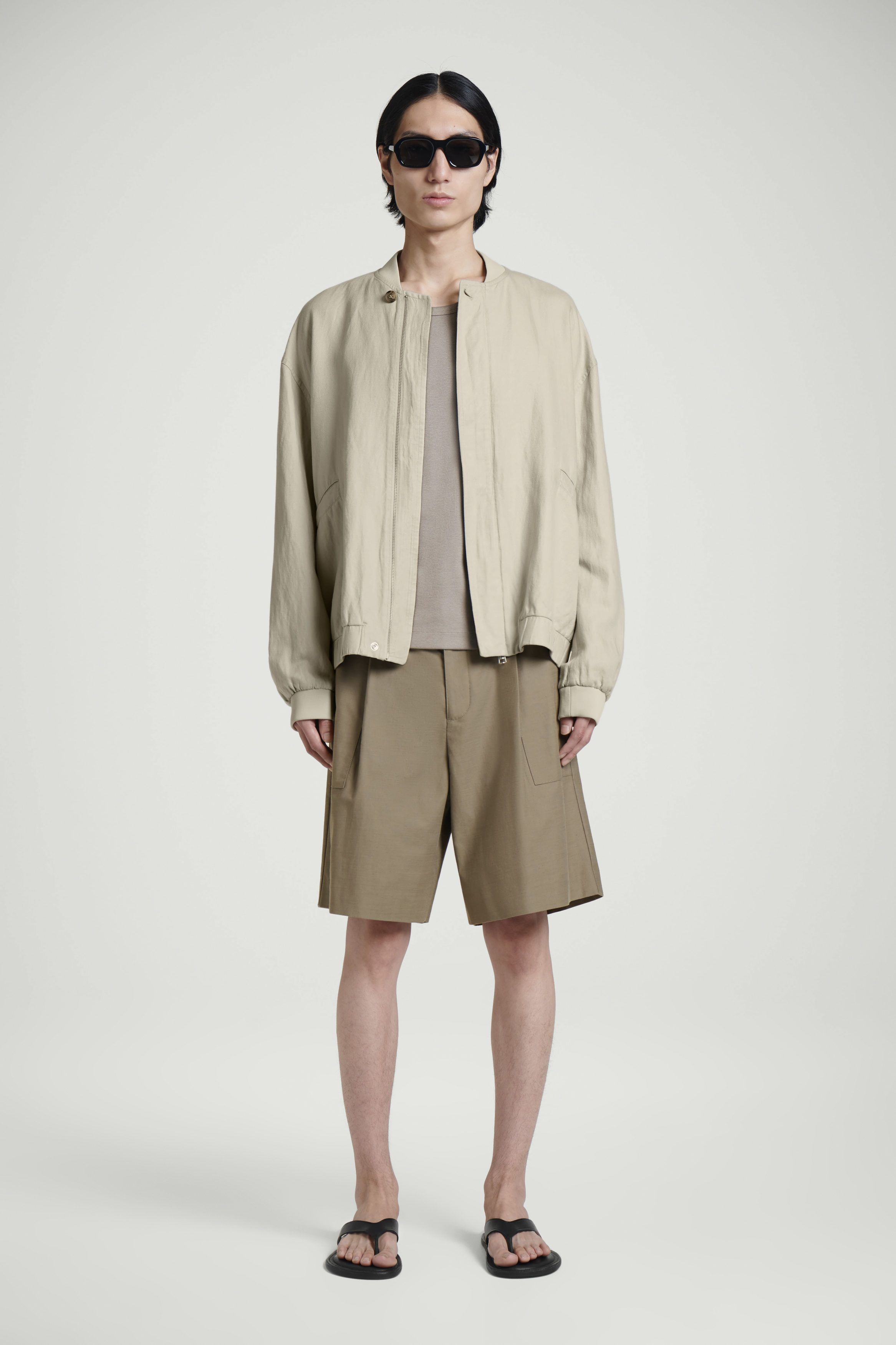 린넨 봄버 자켓 LINEN BOMBER JACKET 1263868001
