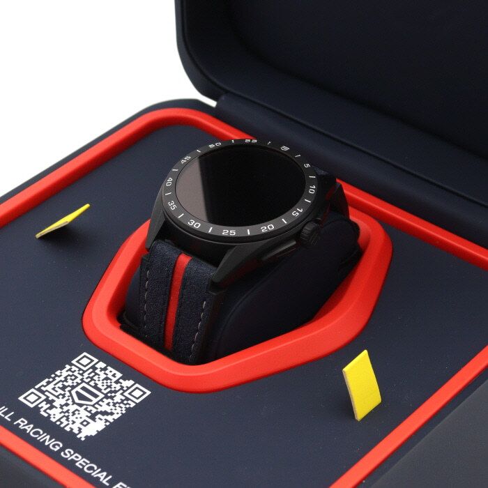 중고 SBR8A80 커넥티드 칼리버 E4 x 오라클 레드불 레이싱 에디션 45MM 러버밴드 남성 시계 aa51412