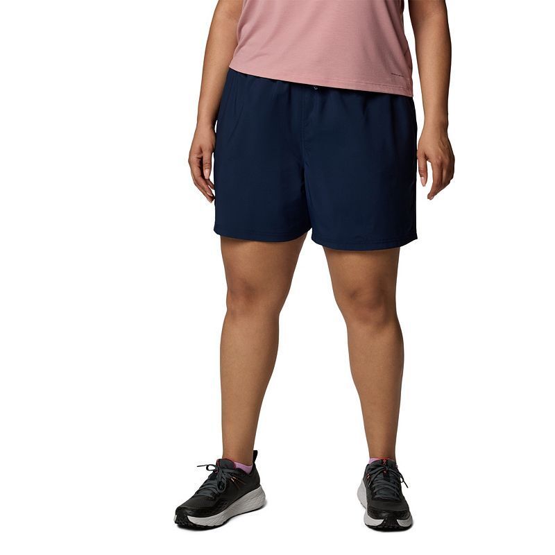 바지 Plus Size BlueVista Hill Elastic Shorts 19003754 Collegiate Navy