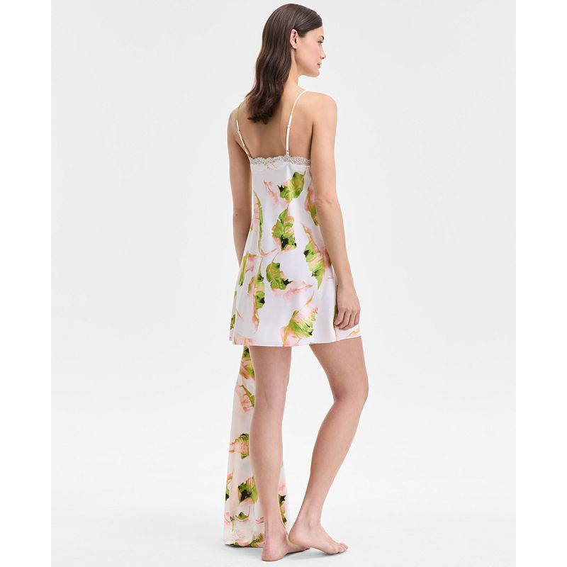 여성 레이스 새틴 슈미즈 Women's Lace-Trim Satin Chemise, Exclusively at Macy's 19758641 Nora Leaf