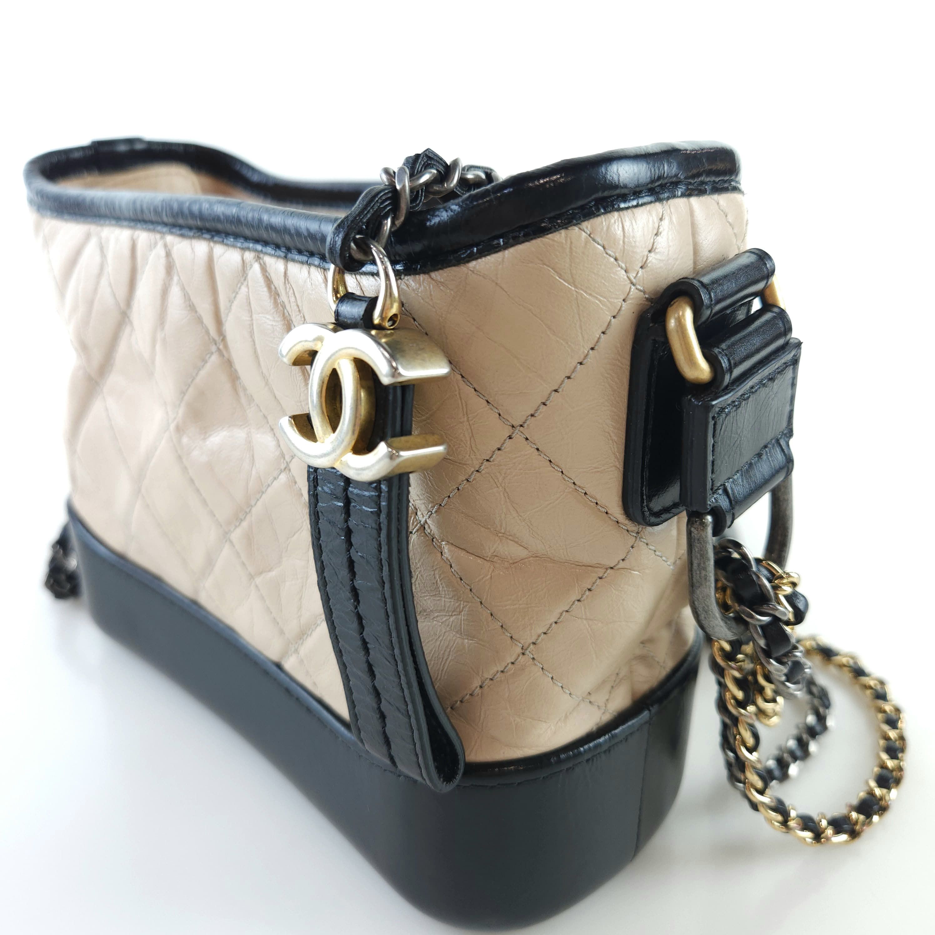 CHANEL Gabrielle Hobo Bag Shoulder Bag Crossbody A91810 9813