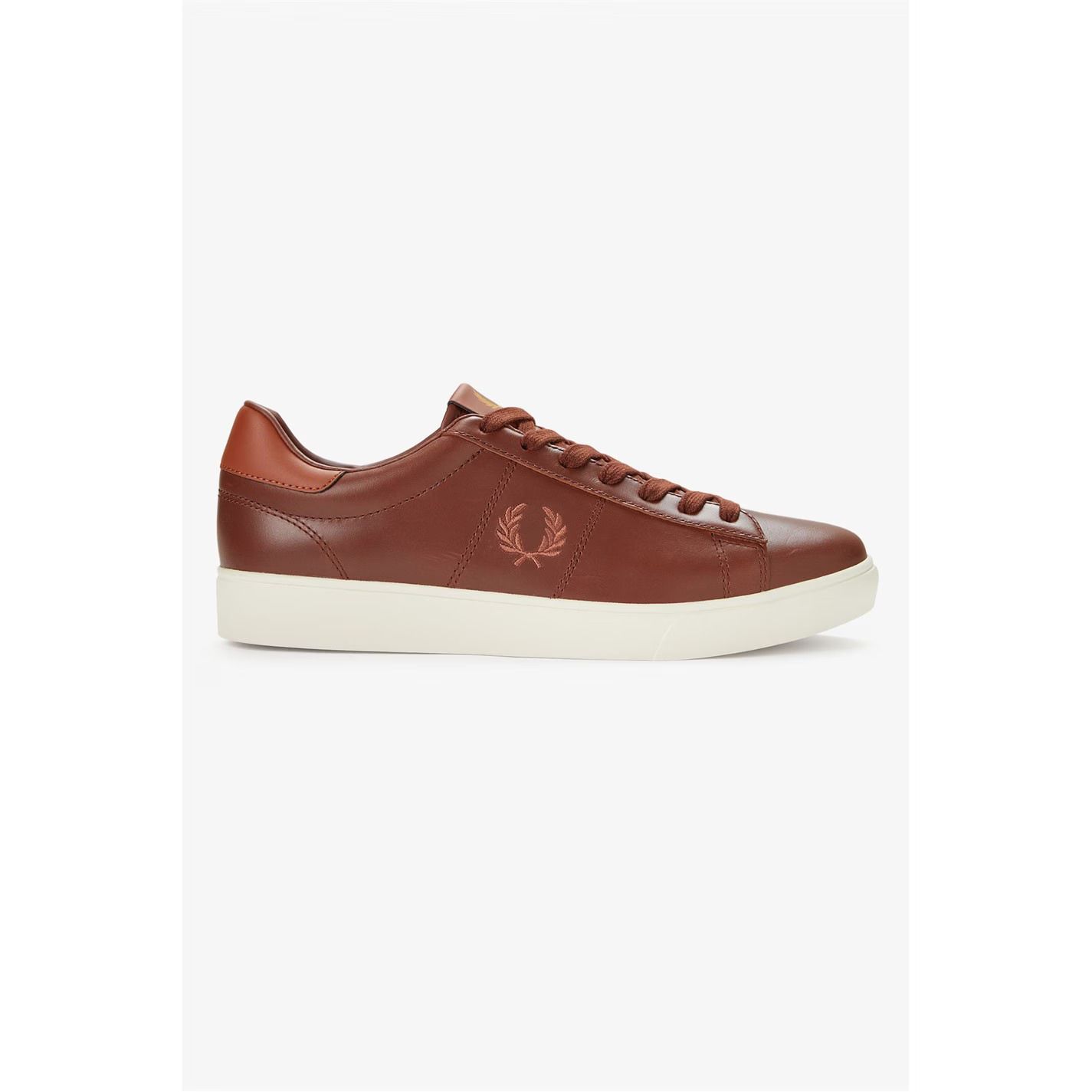 가죽 스니커즈 Spencer Leather Trainers 116556 324 Cinnamon