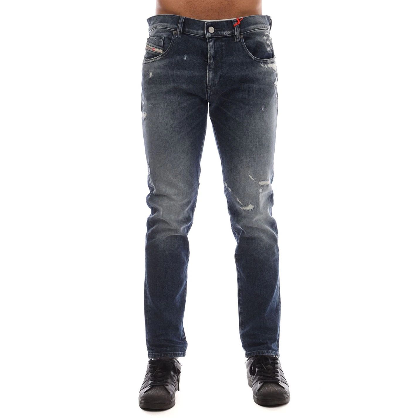 슬림핏 데님 2019 D-Strukt Slim-Fit Jeans 315368 Denim