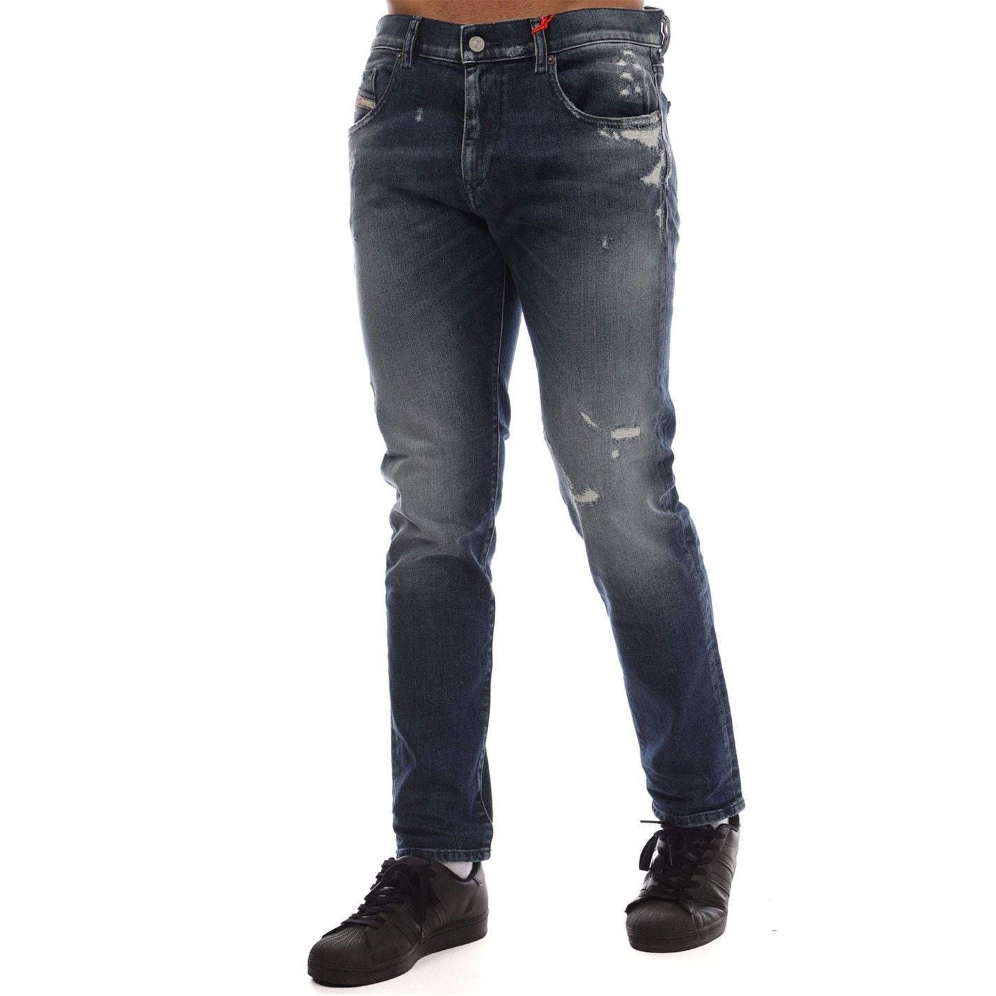 슬림핏 데님 2019 D-Strukt Slim-Fit Jeans 315368 Denim