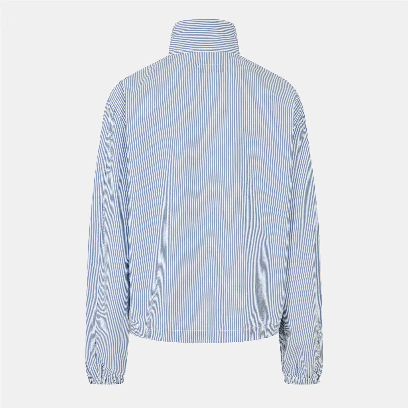 바람막이 자켓 Seersucker Windbreaker Jacket 602713 BLUE WHITE
