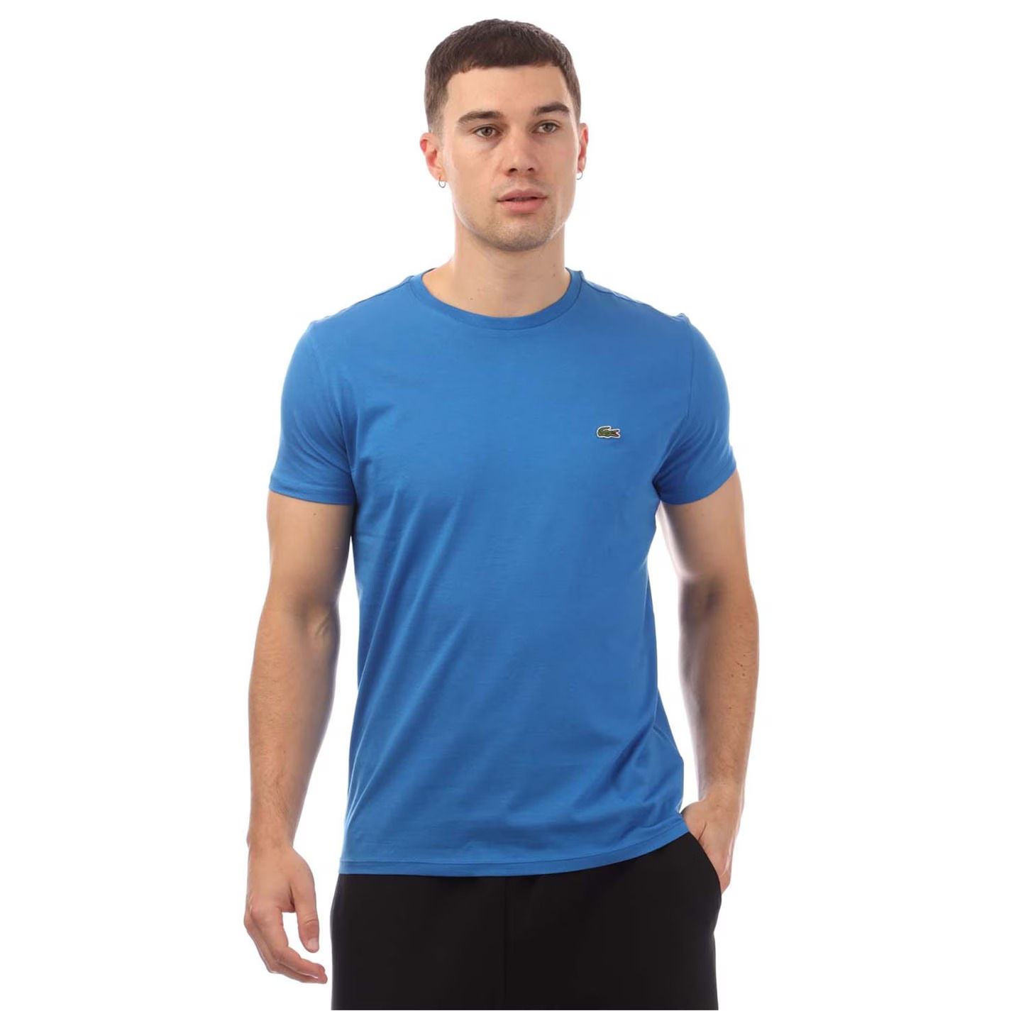 코튼 티셔츠 Cotton Pima T-Shirt 293243 Blue