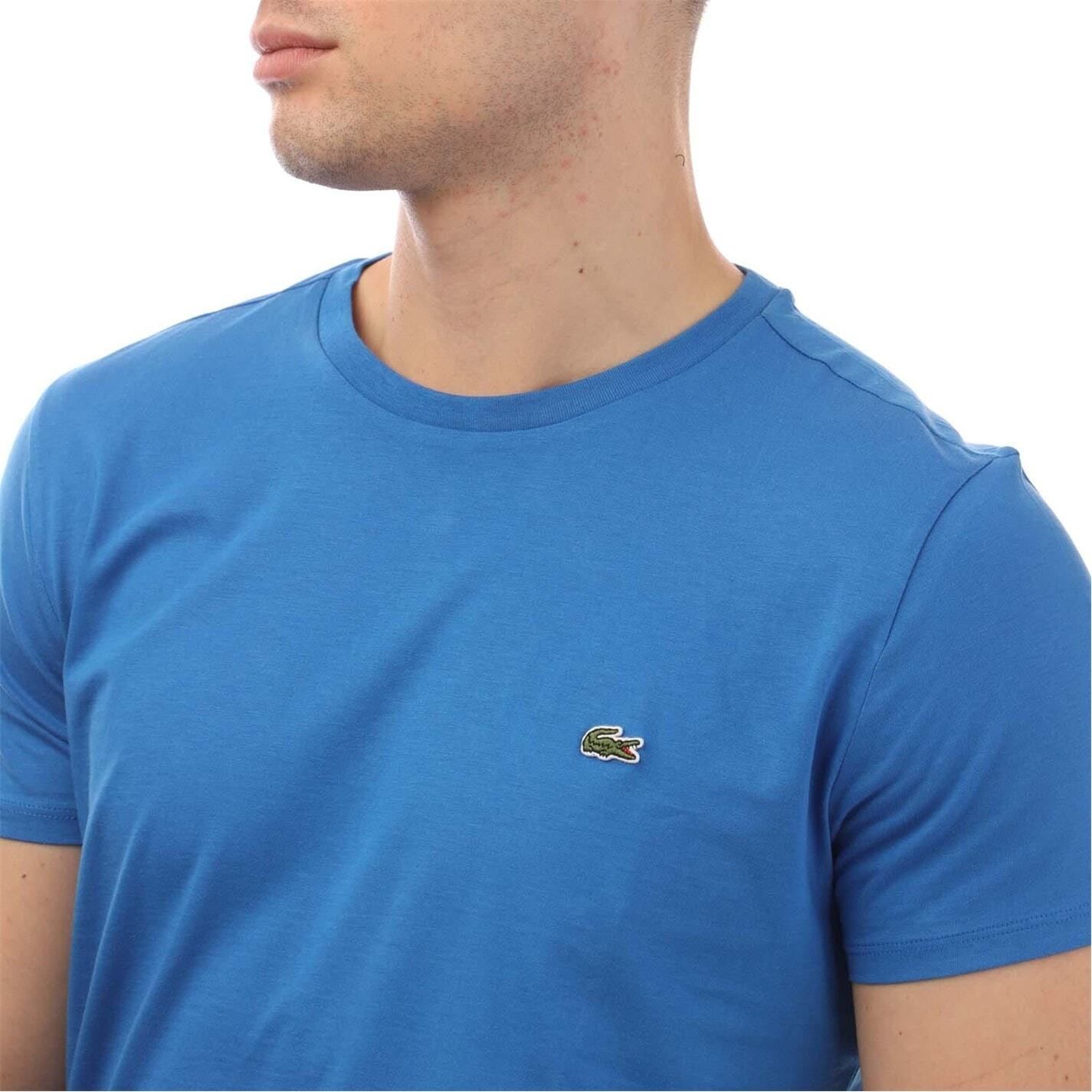 코튼 티셔츠 Cotton Pima T-Shirt 293243 Blue