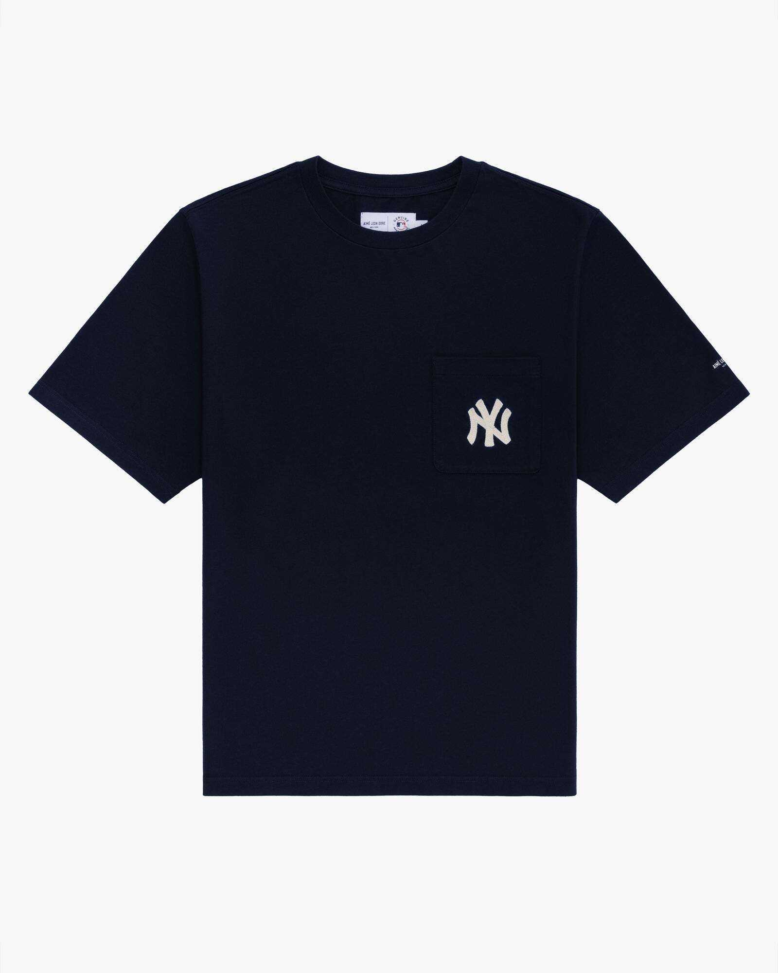 포켓 티셔츠 Yankees Chainstitch Pocket Tee 7261597270113
