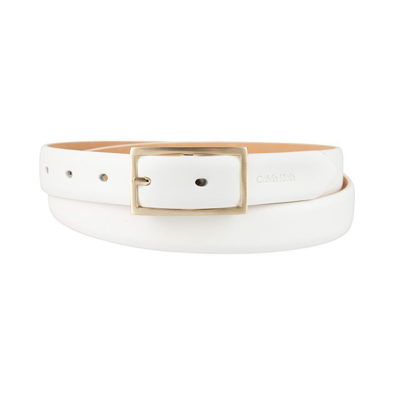 스키니 드레스 벨트 Skinny Center-Bar-Buckle Dress Belt 20510634 Bone