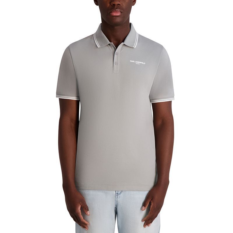 남성 레귤러핏 폴로 셔츠 Men's Regular-Fit Tipped Polo Shirt 20673948 Grey