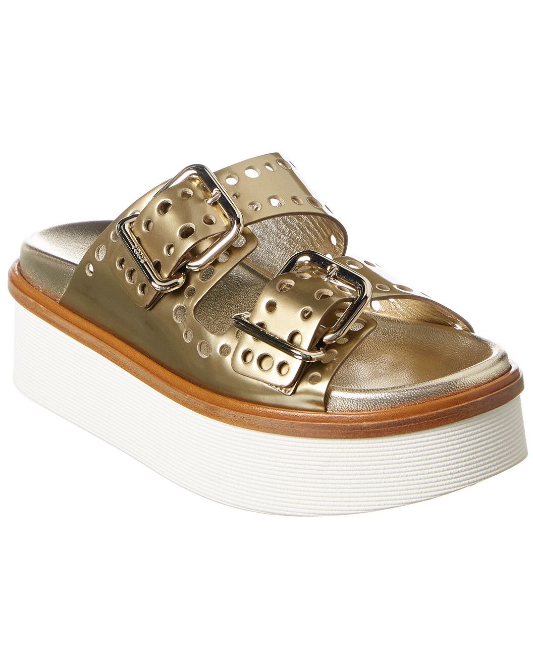 가죽 플랫폼 샌들 Buckled Leather Platform Sandal 274774963