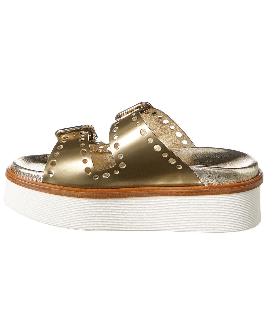 가죽 플랫폼 샌들 Buckled Leather Platform Sandal 274774963