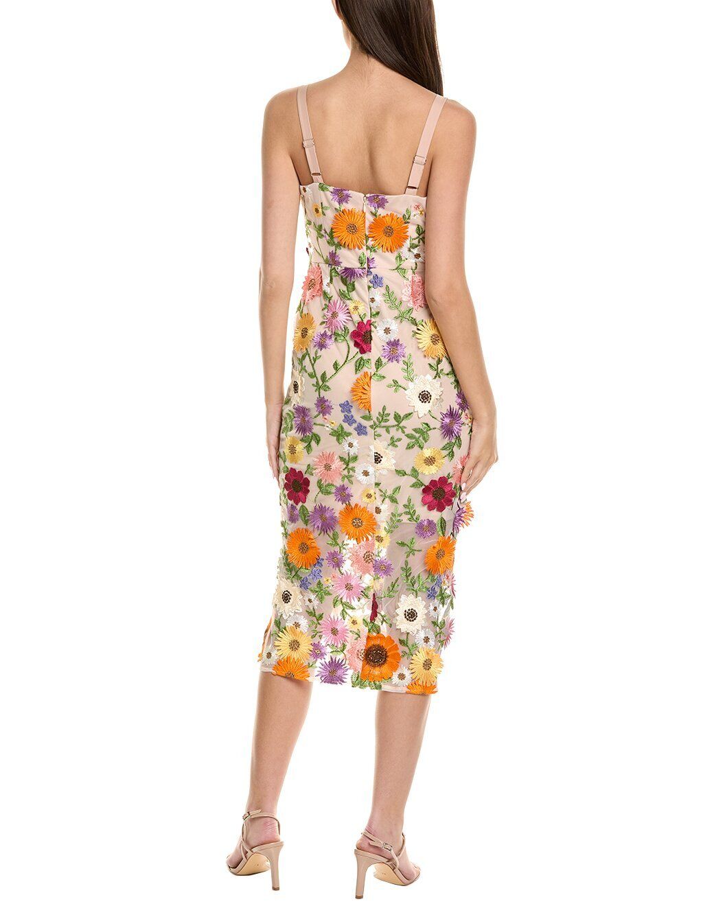 미디 드레스 3D Multi-Flower Midi Dress 273941898