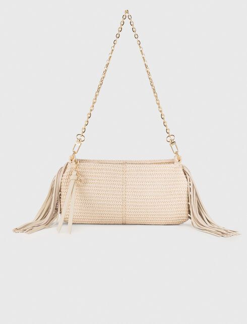 클러치 가방 Miss M raffia-look clutch bag 3661601960390