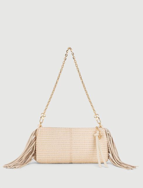 클러치 가방 Miss M raffia-look clutch bag 3661601960390