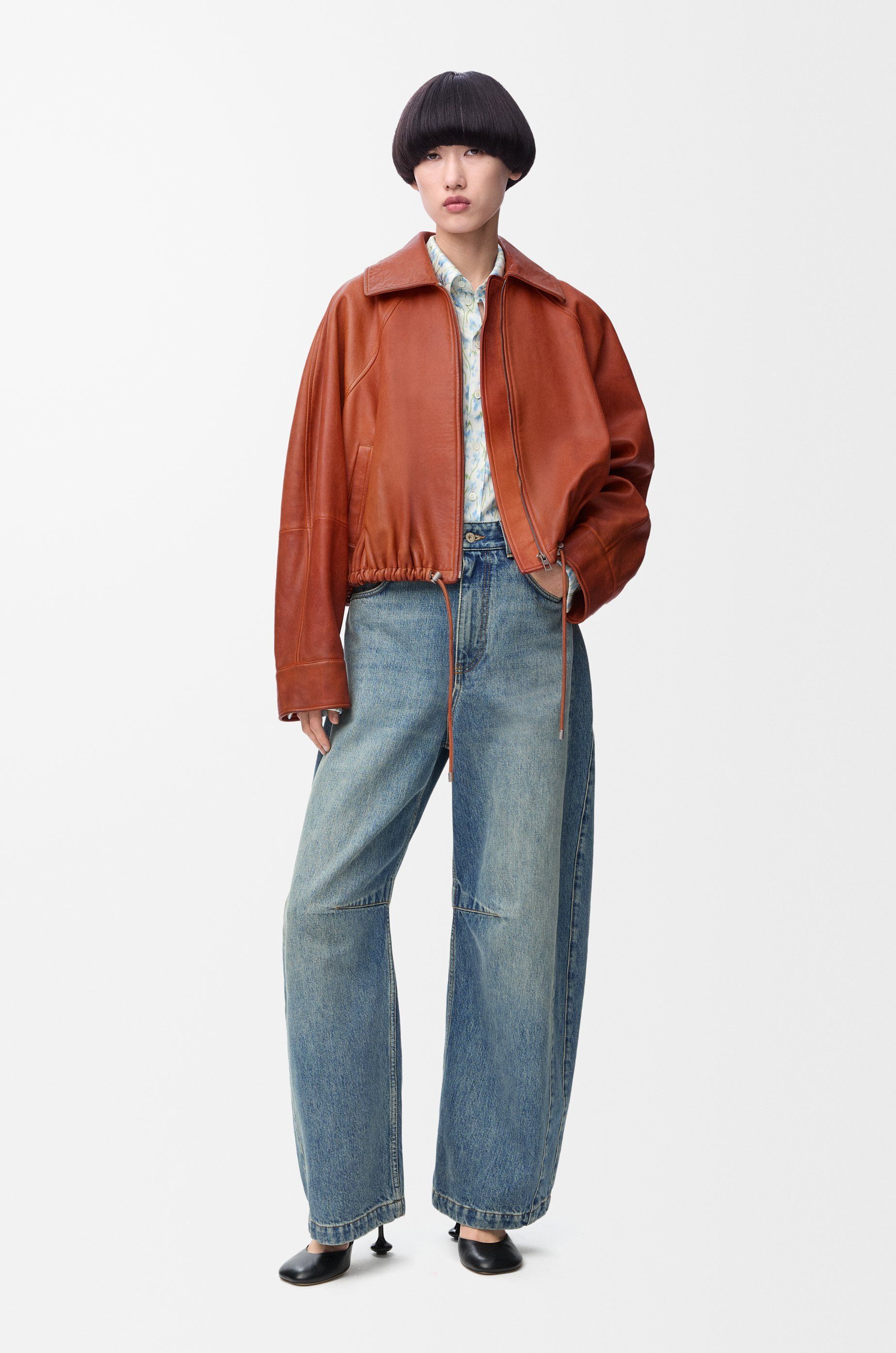 아나그램 배럴 데님 Anagram barrel jeans in denim S359Y11XCM Washed Denim