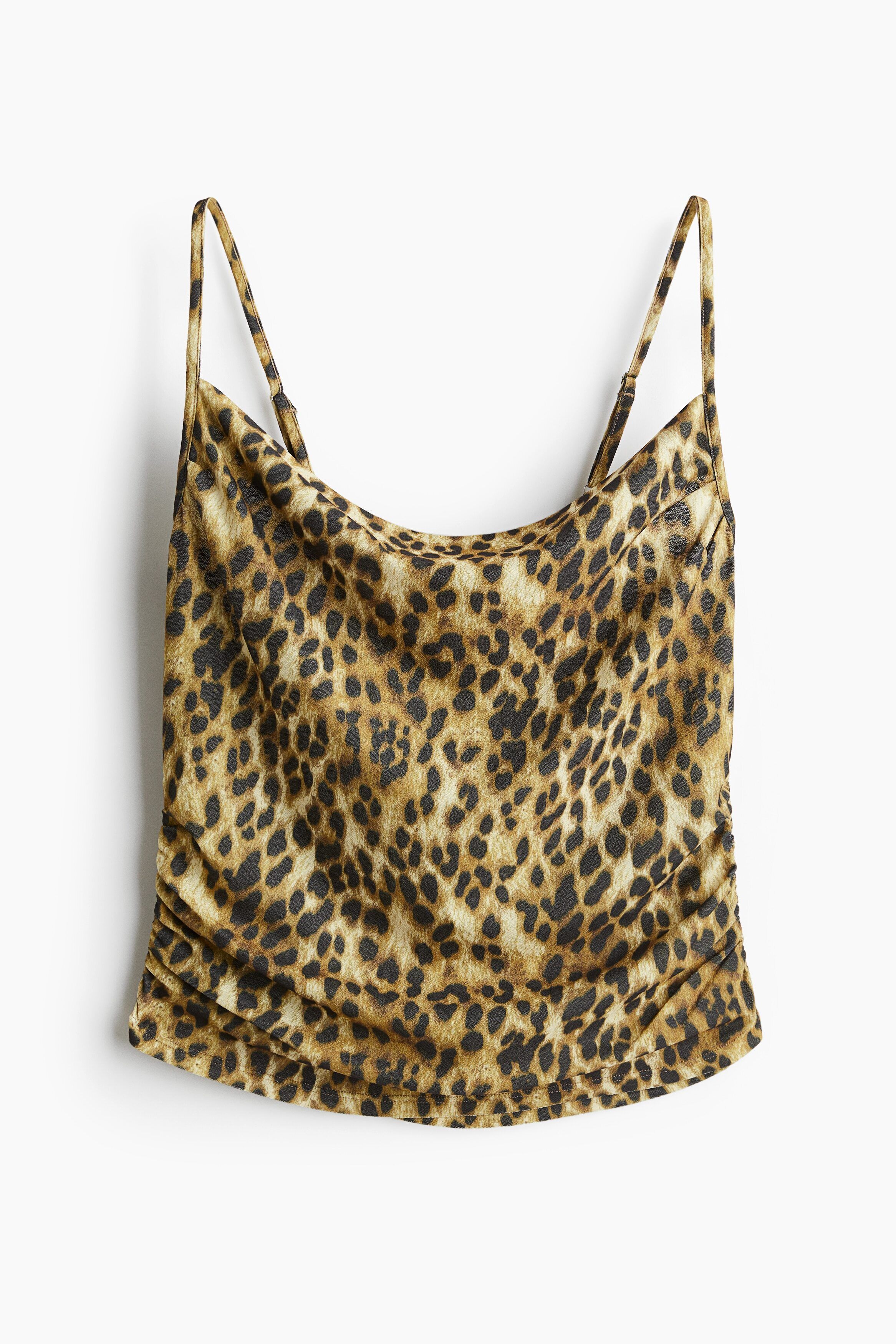 탑 Cowl-neck strappy top 1242292004