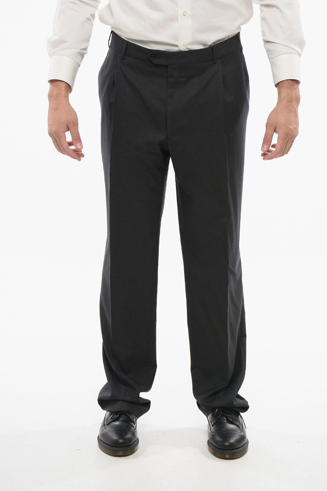 버진 울 팬츠 Virgin Wool MANTUA Pants with Concealed Closure 687623
